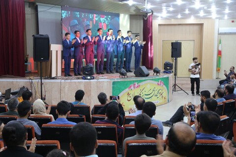 تصاویر/آیین رونمایی از نماهنگ «کوچه غدیر» در اهواز برگزار شد