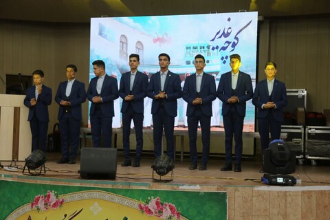 تصاویر/آیین رونمایی از نماهنگ «کوچه غدیر» در اهواز برگزار شد