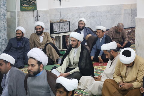 دیدار معاون امور صیانتی حوزه های علمیه با طلاب و مبلغین  بندرعباس