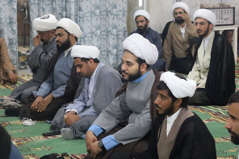 دیدار معاون امور صیانتی حوزه های علمیه با طلاب و مبلغین  بندرعباس