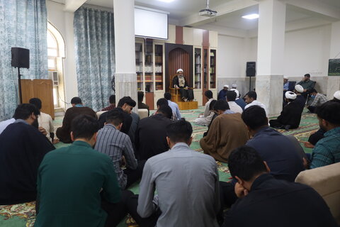 دیدار معاون امور صیانتی حوزه های علمیه با طلاب و مبلغین  بندرعباس