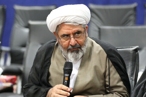 دیدار دبیران و مدیران علمی همایش یکصدمین سالگرد بازتأسیس حوزه علمیه قم با آیت الله اعرافی