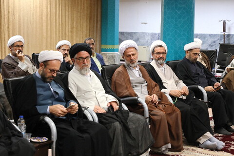 دیدار دبیران و مدیران علمی همایش یکصدمین سالگرد بازتأسیس حوزه علمیه قم با آیت الله اعرافی