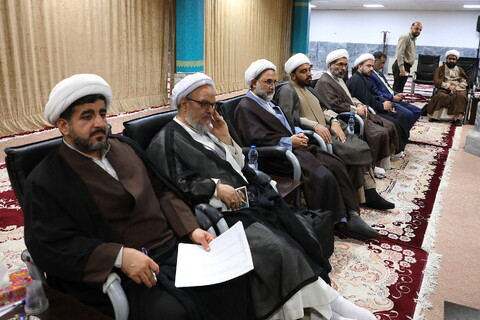 دیدار دبیران و مدیران علمی همایش یکصدمین سالگرد بازتأسیس حوزه علمیه قم با آیت الله اعرافی