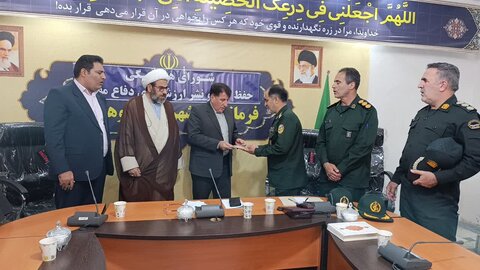 تصاویر جلسه شورای هماهنگی حفظ آثار و نشر ارزش‌های دفاع مقدس در کوهدشت