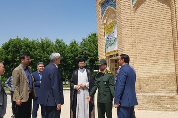 وضعیت بقعه حضرت حیقوق نبی(ع) بررسی شد+عکس