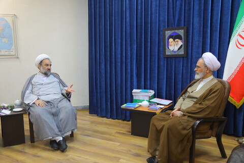 تصاویر/ دیدار نماینده ولی فقیه و استاندار سیستان و بلوچستان با آیت الله اعرافی