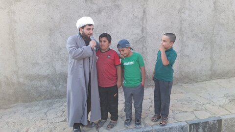 تبلیغ غدیر در روستا دینگله کهریز