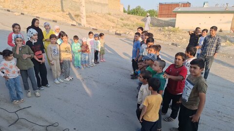 تبلیغ غدیر در روستا دینگله کهریز