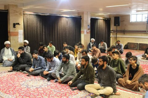 تصاویر/سخنرانی حجت الاسلام والمسلمین شامی در جمع طلاب مدرسه علمیه قروه