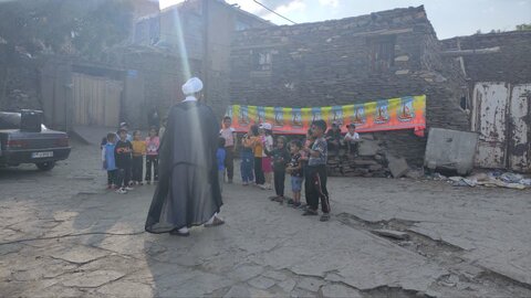 تبلیغ غدیر در روستای ورکانه و ارزانفود همدان
