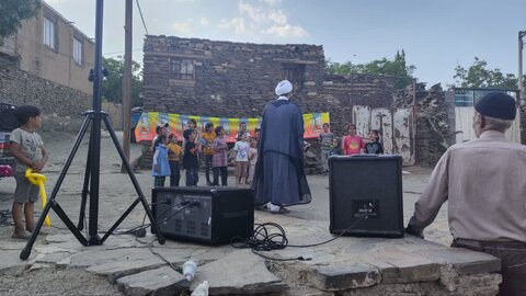 تبلیغ غدیر در روستای ورکانه و ارزانفود همدان