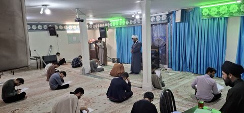 تصاویر/ امتحانات نهایی طلاب مدرسه علمیه دارالعلم اسلامی آیت‌الله اعتمادی کاشان