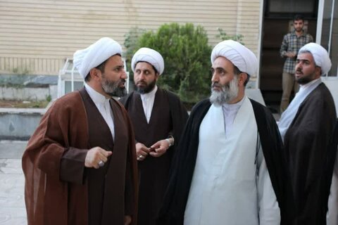 حضور مدیر منطقه۲حوزه قائم مقام امور استانها در مدرسه علمیه امام صادق (ع) بیجار