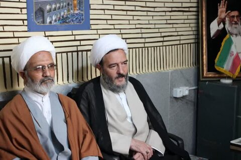 حضور مدیر منطقه۲حوزه قائم مقام امور استانها در مدرسه علمیه امام صادق (ع) بیجار