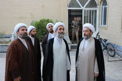حضور مدیر منطقه۲حوزه قائم مقام امور استانها در مدرسه علمیه امام صادق (ع) بیجار