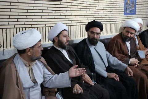 حضور مدیر منطقه۲حوزه قائم مقام امور استانها در مدرسه علمیه امام صادق (ع) بیجار