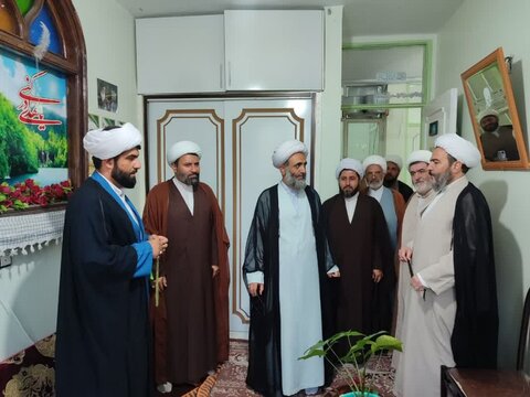 حضور مدیر منطقه۲حوزه قائم مقام امور استانها در مدرسه علمیه امام صادق (ع) بیجار