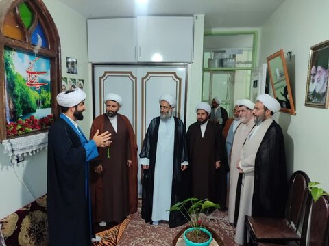 حضور مدیر منطقه۲حوزه قائم مقام امور استانها در مدرسه علمیه امام صادق (ع) بیجار