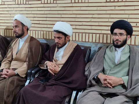 حضور مدیر منطقه۲حوزه قائم مقام امور استانها در مدرسه علمیه امام صادق (ع) بیجار
