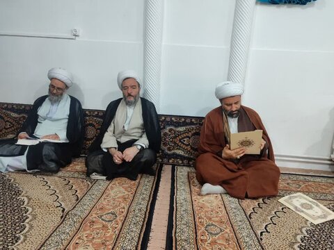 حضور مدیر منطقه۲حوزه قائم مقام امور استانها در مدرسه علمیه امام صادق (ع) بیجار