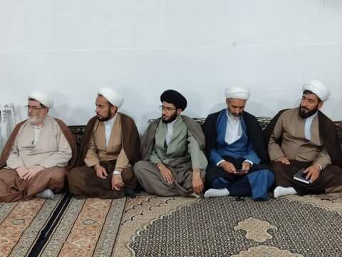 حضور مدیر منطقه۲حوزه قائم مقام امور استانها در مدرسه علمیه امام صادق (ع) بیجار