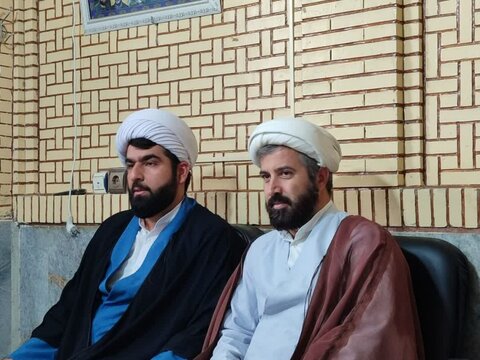 حضور مدیر منطقه۲حوزه قائم مقام امور استانها در مدرسه علمیه امام صادق (ع) بیجار