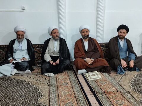 حضور مدیر منطقه۲حوزه قائم مقام امور استانها در مدرسه علمیه امام صادق (ع) بیجار