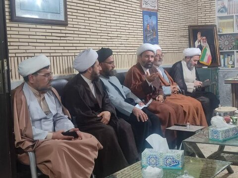 حضور مدیر منطقه۲حوزه قائم مقام امور استانها در مدرسه علمیه امام صادق (ع) بیجار