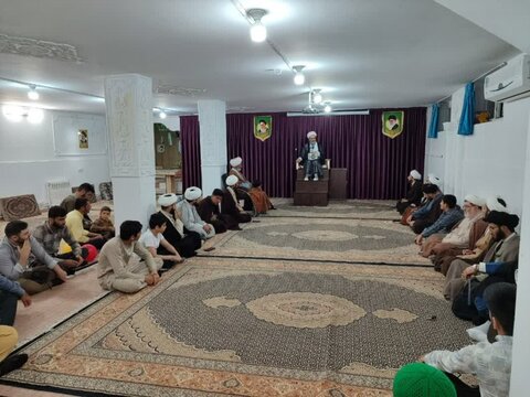 حضور مدیر منطقه۲حوزه قائم مقام امور استانها در مدرسه علمیه امام صادق (ع) بیجار