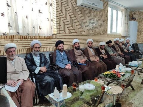 حضور مدیر منطقه۲حوزه قائم مقام امور استانها در مدرسه علمیه امام صادق (ع) بیجار