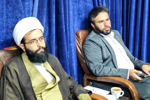 تصاویر/ نشست معاون پژوهش حوزه‌های علمیه با ناشران آثار حوزوی فعال در همایش کتاب سال حوزه‌