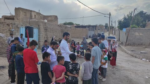 تبلیغ غدیر در روستای نشر همدان