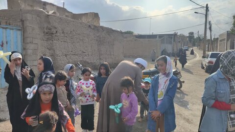 تبلیغ غدیر در روستای نشر همدان