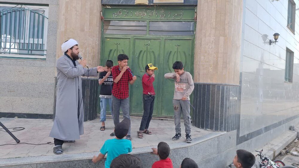 تصاویر/ تبلیغ غدیر در روستای الفاوت