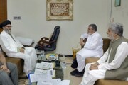 قائد ملت جعفریہ پاکستان سے علامہ شبیر میثمی اور زاہد علی آخونزادہ کی ملاقات / دورہ ایران سمیت مختلف امور پر گفتگو
