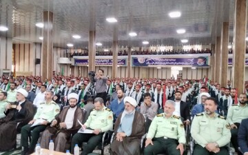 تصاویر/ چهارمین مرحله تجلیل از حافظان قرآن کریم مراکز آموزش فراجا در مرکز آموزش مالک اشتر اراک