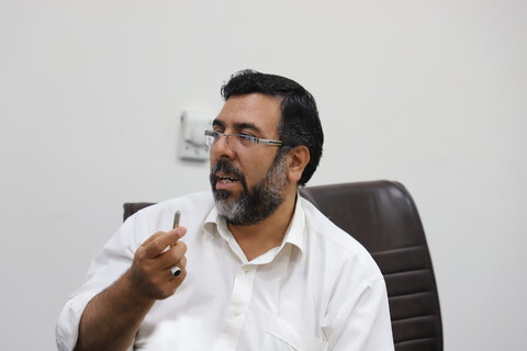 تصاویر/جلسه مدیر منطقه ۲ قائم مقام امور استانها با مدیر و معاونین مرکز مدیریت حوزه علمیه کردستان