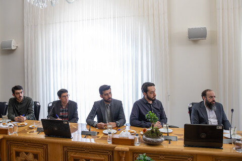 تصاویر/ دیدار اعضای بسیج دانشجویی دانشگاه رضوی با تولیت آستان قدس رضوی