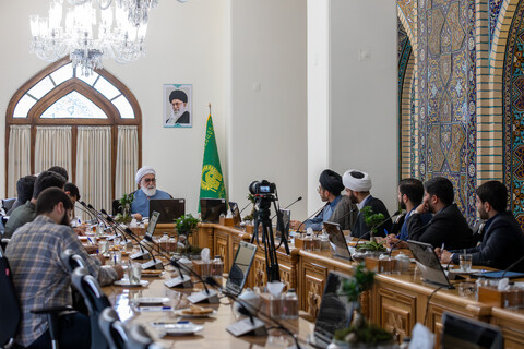 تصاویر/ دیدار اعضای بسیج دانشجویی دانشگاه رضوی با تولیت آستان قدس رضوی