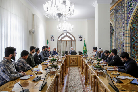 تصاویر/ دیدار اعضای بسیج دانشجویی دانشگاه رضوی با تولیت آستان قدس رضوی