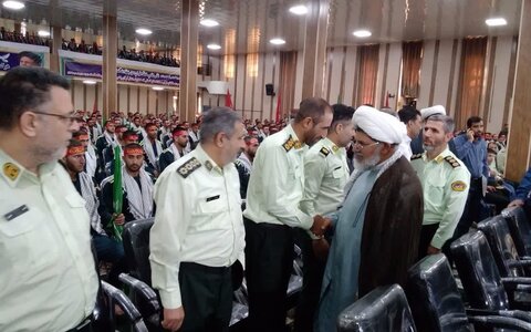 تصاویر/ چهارمین مرحله تجلیل از حافظان قرآن کریم مراکز آموزش فراجا در مرکز آموزش مالک اشتر اراک