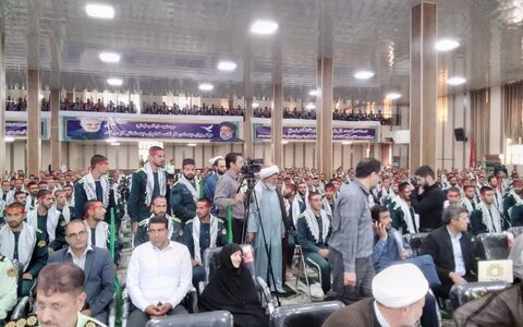 تصاویر/ چهارمین مرحله تجلیل از حافظان قرآن کریم مراکز آموزش فراجا در مرکز آموزش مالک اشتر اراک