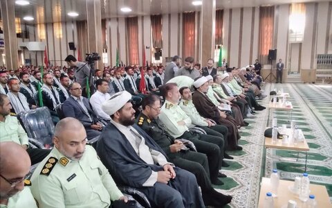 تصاویر/ چهارمین مرحله تجلیل از حافظان قرآن کریم مراکز آموزش فراجا در مرکز آموزش مالک اشتر اراک