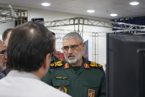 بازدید فرمانده سپاه حضرت ولیعصر(عج) خوزستان از نمایشگاه تخصصی روایت دانش استان