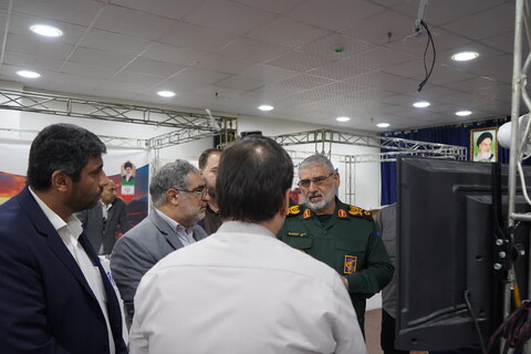 بازدید فرمانده سپاه حضرت ولیعصر(عج) خوزستان از نمایشگاه تخصصی روایت دانش استان