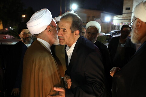 استقبال نماینده ولی فقیه، استاندار و مدیران حوزوی گیلان از آیت الله اعرافی