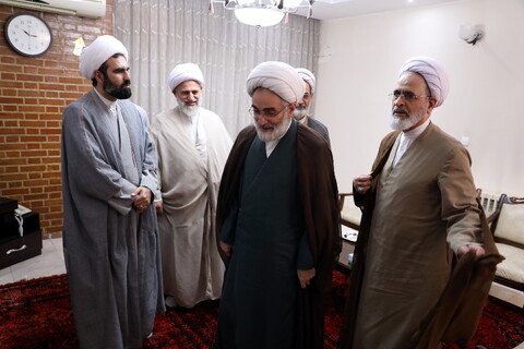 استقبال نماینده ولی فقیه، استاندار و مدیران حوزوی گیلان از آیت الله اعرافی