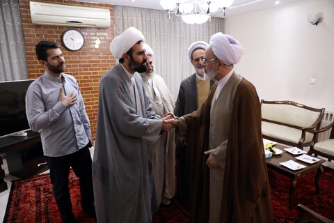 استقبال نماینده ولی فقیه، استاندار و مدیران حوزوی گیلان از آیت الله اعرافی