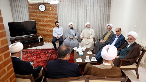 استقبال نماینده ولی فقیه، استاندار و مدیران حوزوی گیلان از آیت الله اعرافی